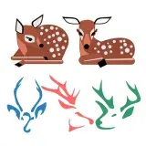 Deer Pack SVG Cuttable Designs