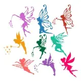 Flying Fairy SVG Cuttable Designs
