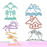 Mountain Pack SVG Cuttable Designs