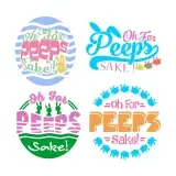 Oh Peeps SVG Cuttable Designs