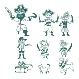 Pirate SVG Cuttable Designs