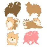 Pomeranian SVG Cuttable Designs