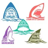 Shark SVG Cuttable Designs