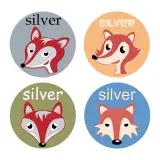 Silver Fox SVG Cuttable Designs