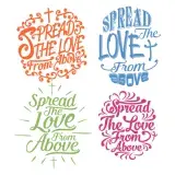 Spread Love SVG Cuttable Designs