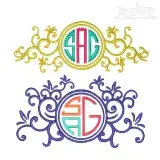 Floral Embroidery Frames