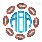 Football Embroidery Frames
