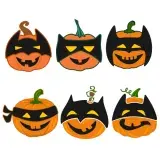 Bat Pumpkin SVG Cuttable Designs