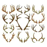 Antler Set SVG Cuttable Designs