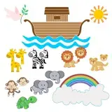 Noah Ark SVG Cuttable Designs
