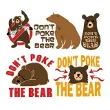 Don't Poke The Bear SVG Cuttable Designs