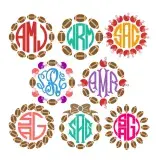 Footbal SVG Cuttable Frames