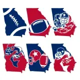 Georgia Football SVG Cuttable Designs