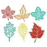Fun Leafs SVG Cuttable Designs