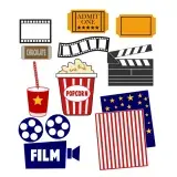 Movie Night SVG Cuttable Designs