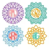 Mandala SVG Cuttable Frames