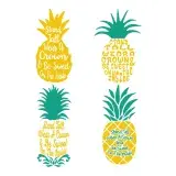 Pineapple SVG Cuttable Designs