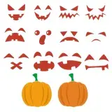 Pumpkin Faces SVG Cuttable Designs