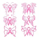 Pink Ribbon SVG Cuttable Designs