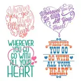 Wherever You Go SVG Cuttable Designs