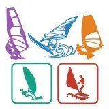 Wind Surf SVG Cuttable Designs