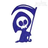 Grim Embroidery Designs