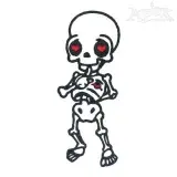 Halloween Bone Embroidery Designs