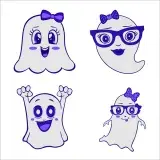 Ghost Halloween SVG Files