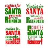 Cookies For Santa Carrots For Reindeer