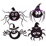Spider Witch Hat Cuttable Design