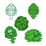 Artichoke SVG Cuttable Designs