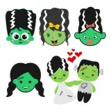 Halloween Baby Bride SVG Cuttable Designs