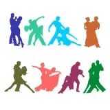 Dancers SVG Cuttable Designs