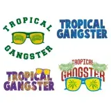Tropical Gangster SVG Cuttable Designs