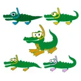 Gator SVG Cuttable Designs