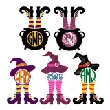 Halloween Pack SVG Cuttable Frames