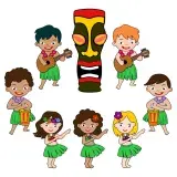 Hoola Kids SVG Cuttable Designs
