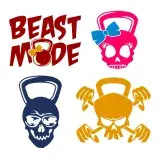 Skull in Kettle Shape SVG Cuttable Designs