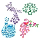 Peacock SVG Cuttable Designs