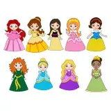 Little Princess SVG Cuttable Designs