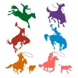 Western Cowboy Pack SVG Cuttable Designs