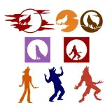 Wolf Wolfman SVG Cuttable Designs