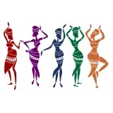 Africa Women SVG Cuttable Designs