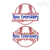 Baseball Split Embroidery Frames
