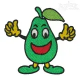 Smiley Avocado Embroidery Designs