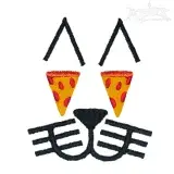 Cat Face Embroidery Designs