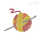 Crocheting Hook and Wool Yarn Embroidery Designs