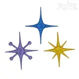 Shining Stars Embroidery Design