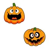 Funny Halloween Pumpkin SVG Cuttable Files