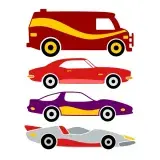 Best Cars from the 1980s SVG Cuttable Designs